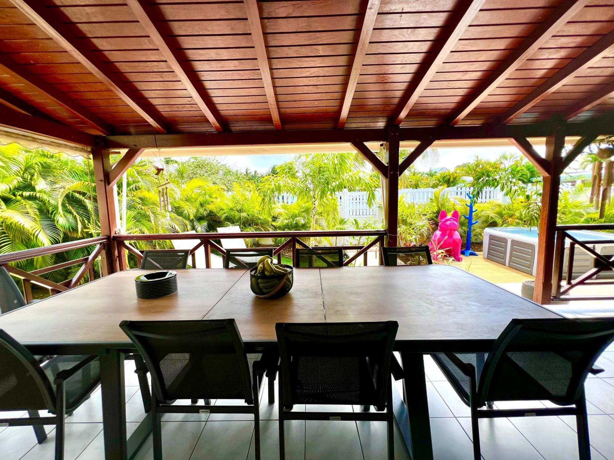Villa Simeon Saint Francois Avec Piscine Privee Et Jacuzzi Proche Plage المظهر الخارجي الصورة