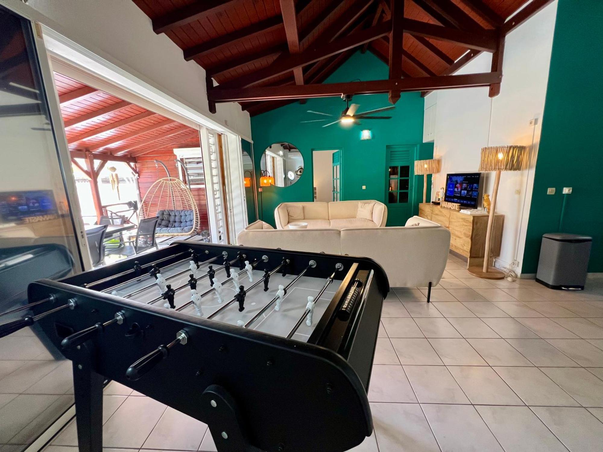Villa Simeon Saint Francois Avec Piscine Privee Et Jacuzzi Proche Plage المظهر الخارجي الصورة