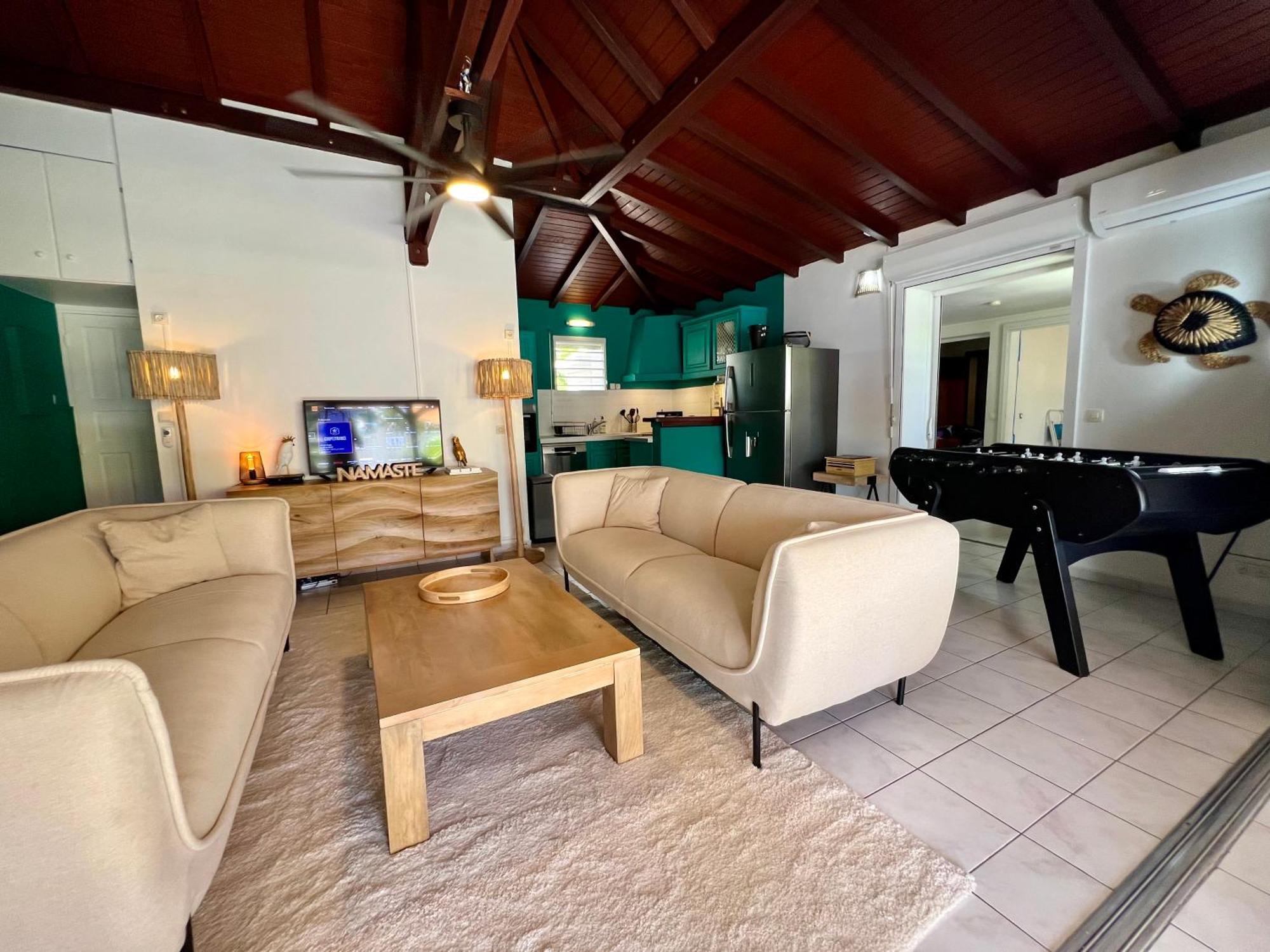 Villa Simeon Saint Francois Avec Piscine Privee Et Jacuzzi Proche Plage المظهر الخارجي الصورة