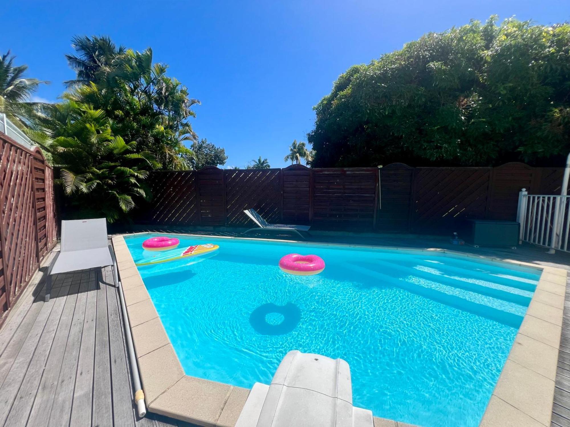 Villa Simeon Saint Francois Avec Piscine Privee Et Jacuzzi Proche Plage المظهر الخارجي الصورة