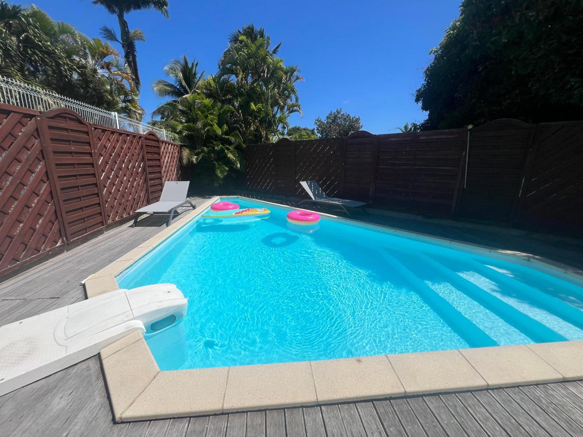 Villa Simeon Saint Francois Avec Piscine Privee Et Jacuzzi Proche Plage المظهر الخارجي الصورة