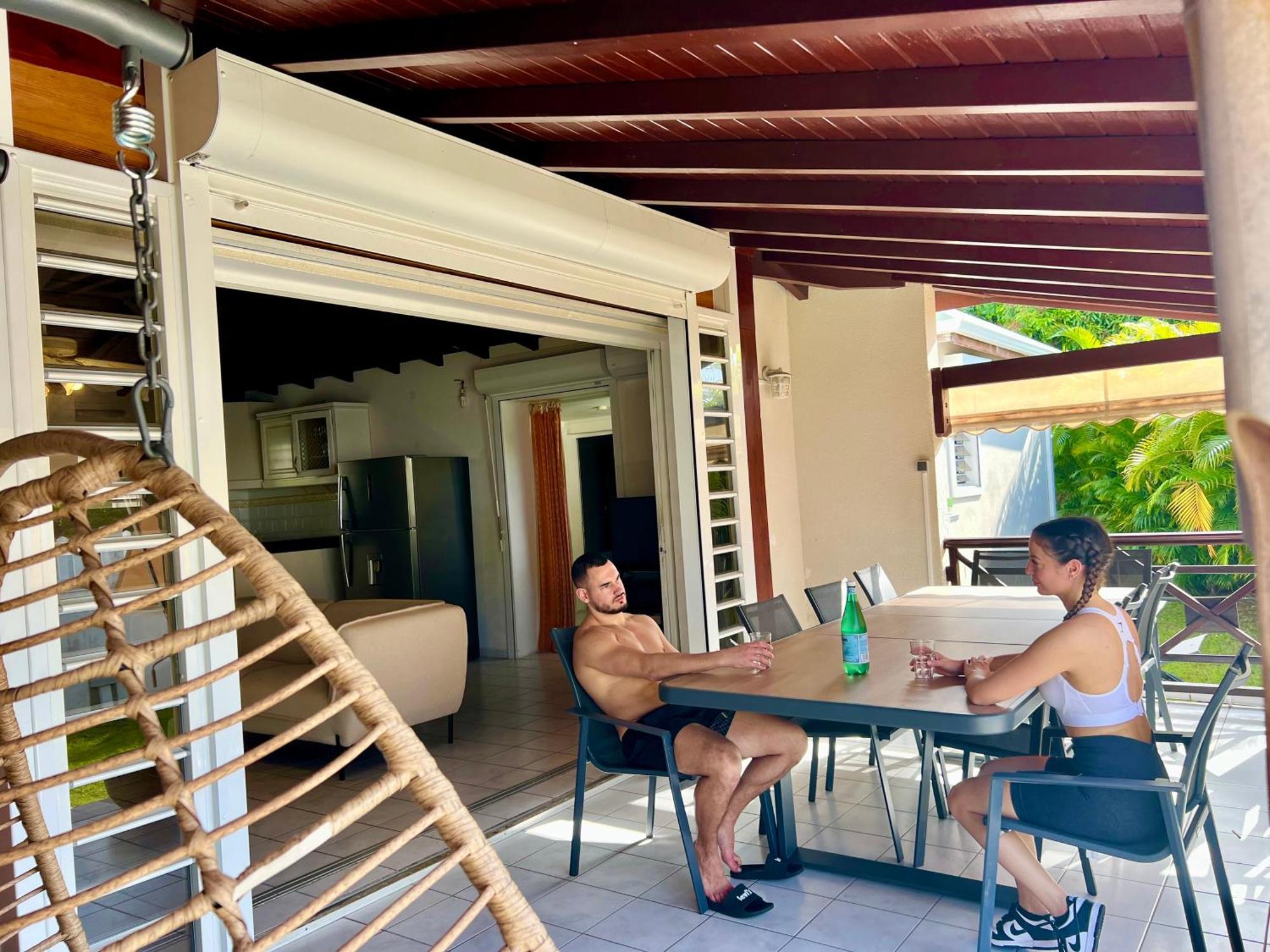 Villa Simeon Saint Francois Avec Piscine Privee Et Jacuzzi Proche Plage المظهر الخارجي الصورة
